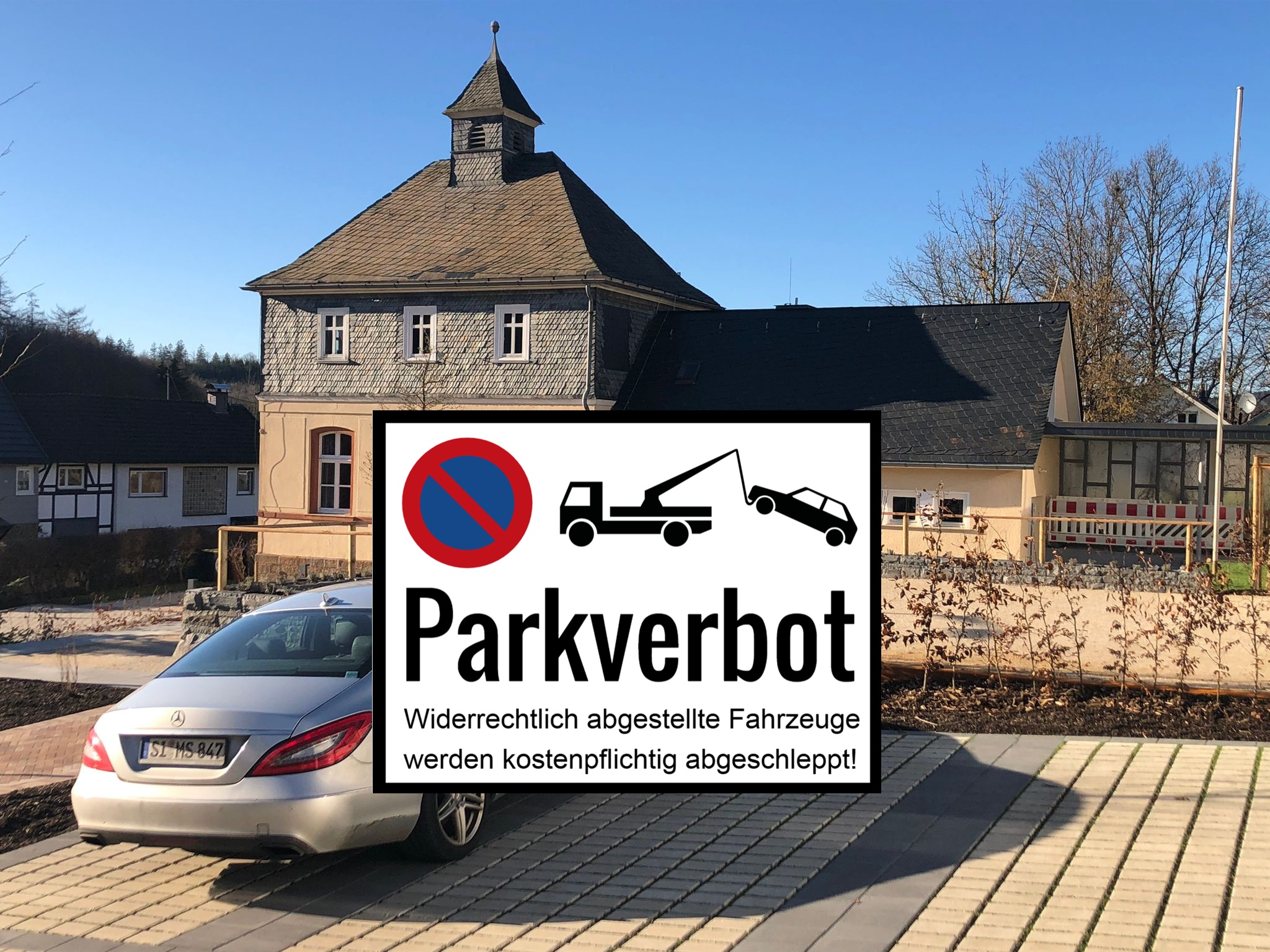 Parkverbot oben